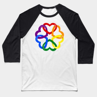 Linked hearts Baseball T-Shirt